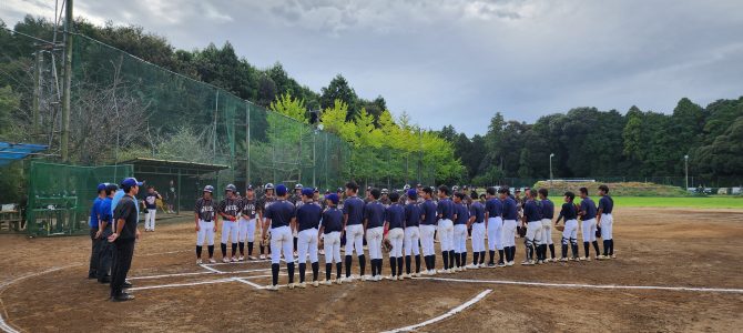 9/22 ②年 胸を借りました